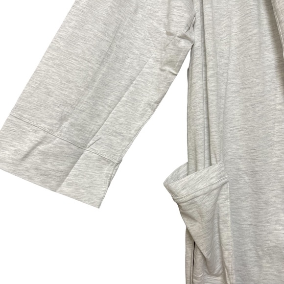 Daniel Buchler Gray Shawl Collar Tie Waist Robe - Picture 6 of 6